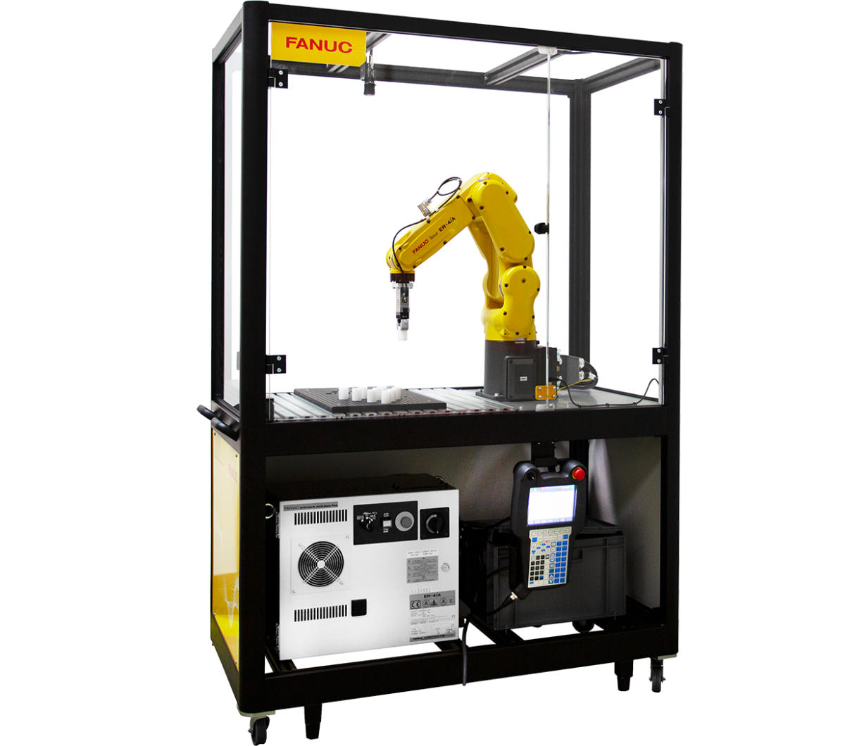 Cella Robotica Industriale per Formazione Avanzata con FANUC e SIEMENS